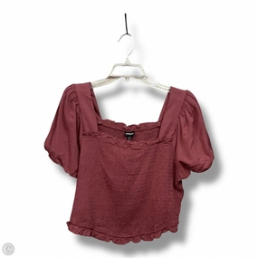 Top Short Sleeve By Torrid In Maroon, Size: 2x Trendy Fabric Eco Friendly Production