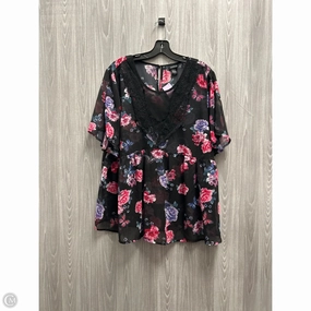 Casual Comfort Design Top Short Sleeve By Torrid In Multi-colored, Size: 2x