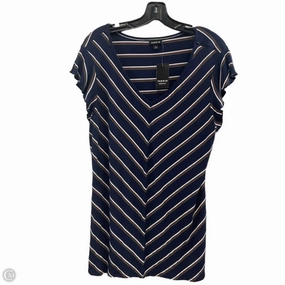 Plus size confidence Top Short Sleeve By Torrid In Navy, Size: 2x
