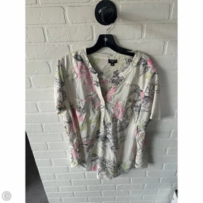 Top Short Sleeve By Torrid In Pink & White, Size: 2x Minimalist Layer Beach relaxation