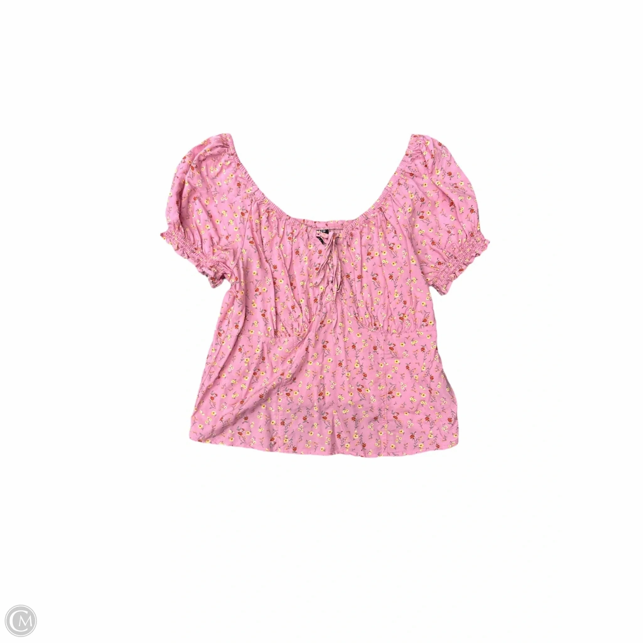 Top Short Sleeve By Torrid In Pink, Size: Xl Easter