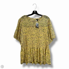 Top Short Sleeve By Torrid In Yellow, Size: 3x Fresh Comfort Style Active Trend