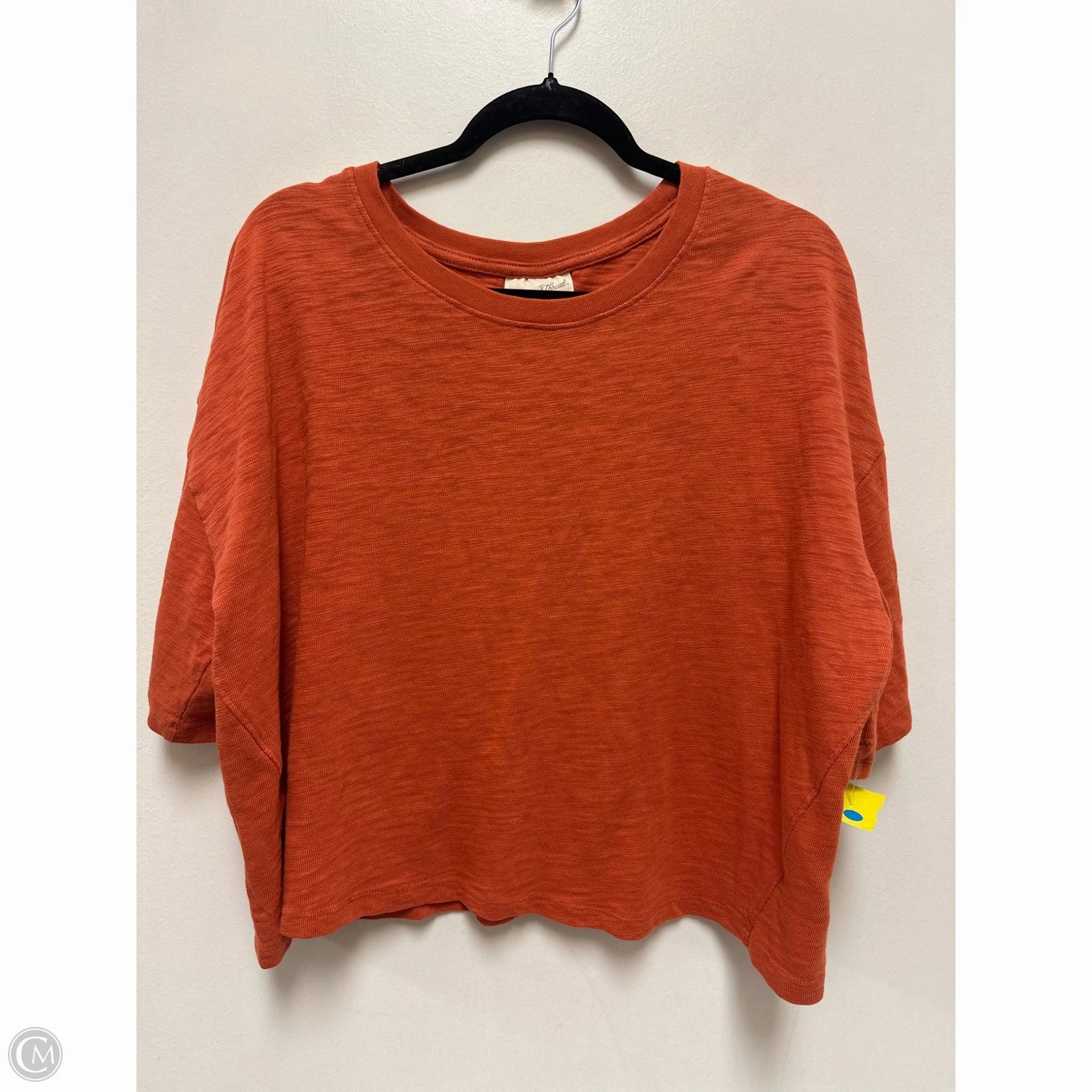 Top Short Sleeve By Universal Thread In Orange, Size: Xl Fun Style