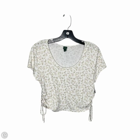 Light Style Trend Unisex versatility Top Short Sleeve By Wild Fable In Floral Print, Size: 2x
