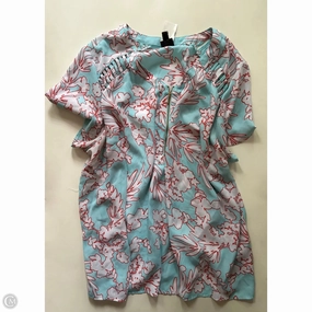 Luxury exclusivity Ultimate Comfort Top Short Sleeve By Worthington In Floral Print, Size: 3x