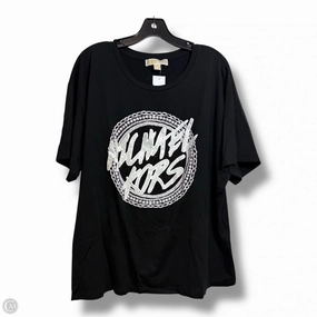 Top Short Sleeve Designer By Michael Kors In Black, Size: 2x Value for Money Light Flex