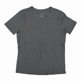 Top Ss Basic By A New Day In Grey, Size:Xxl Yarn Dyed Fabric Trendy Vibes