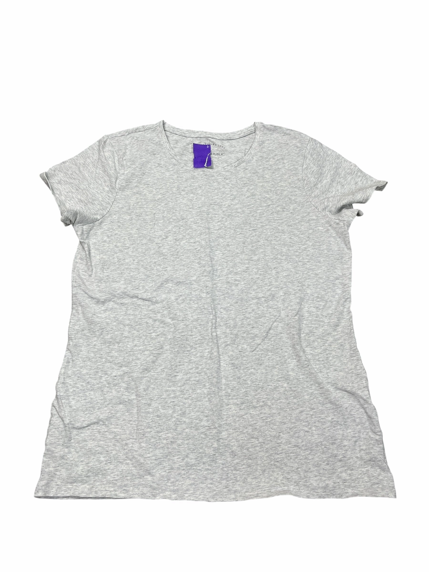 Top Ss Basic By Banana Republic In Grey, Size:Xl Fit for All Seasons Comfortable and stylish