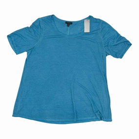 All-Season Wear Seasonal Staple Top Ss Basic By Lane Bryant In Blue, Size:2X