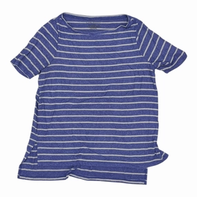 Chill Comfort Top Ss Basic By Lane Bryant In Blue, Size:2X