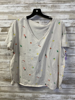 Top Ss Basic By Old Navy In Tan, Size:Xl Leisure Casual