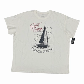 Soft Breathable TOP SS BASIC by TORRID In WHITE, Size: 1X