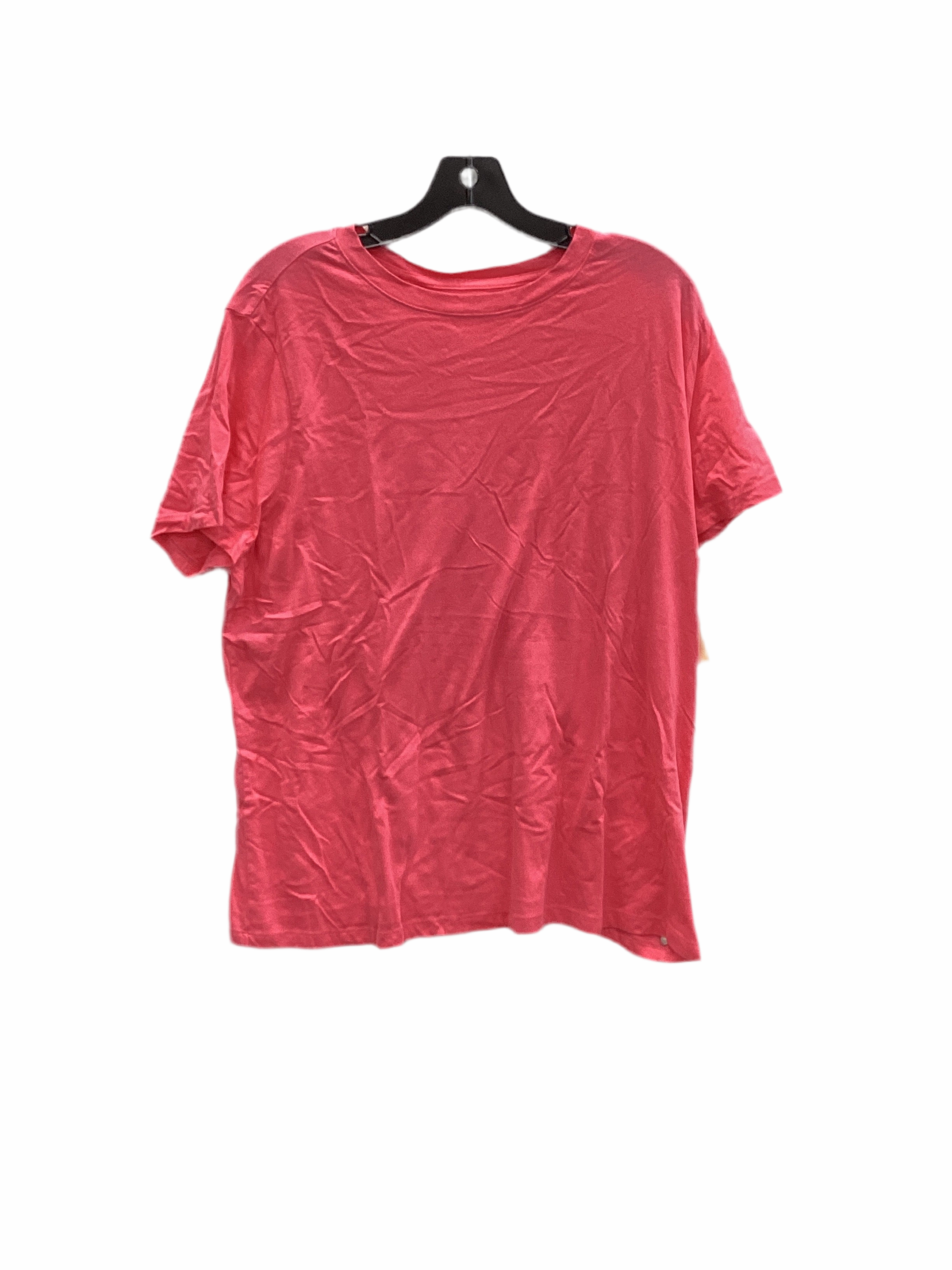 Comfort Wear Fit Top Ss By A New Day In Pink, Size:1X