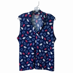 Top Ss By Anne Klein In Blue & Pink, Size:Xl Cozy Fit Wear Lightweight Fashion