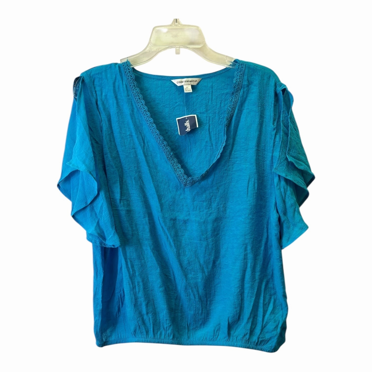 Formal Style Award-winning Top Ss By Counterparts In Blue, Size:Xl