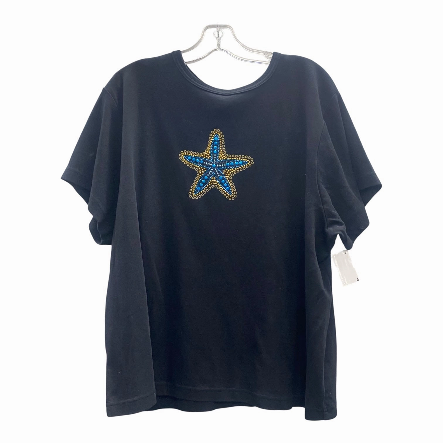 Relaxed Fit Design Top Ss By Cruise wear In Black, Size:Xxl