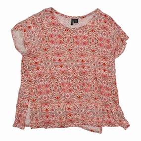 Top Ss By Cynthia Rowley In Orange & White, Size:3X Layering Comfort Wear