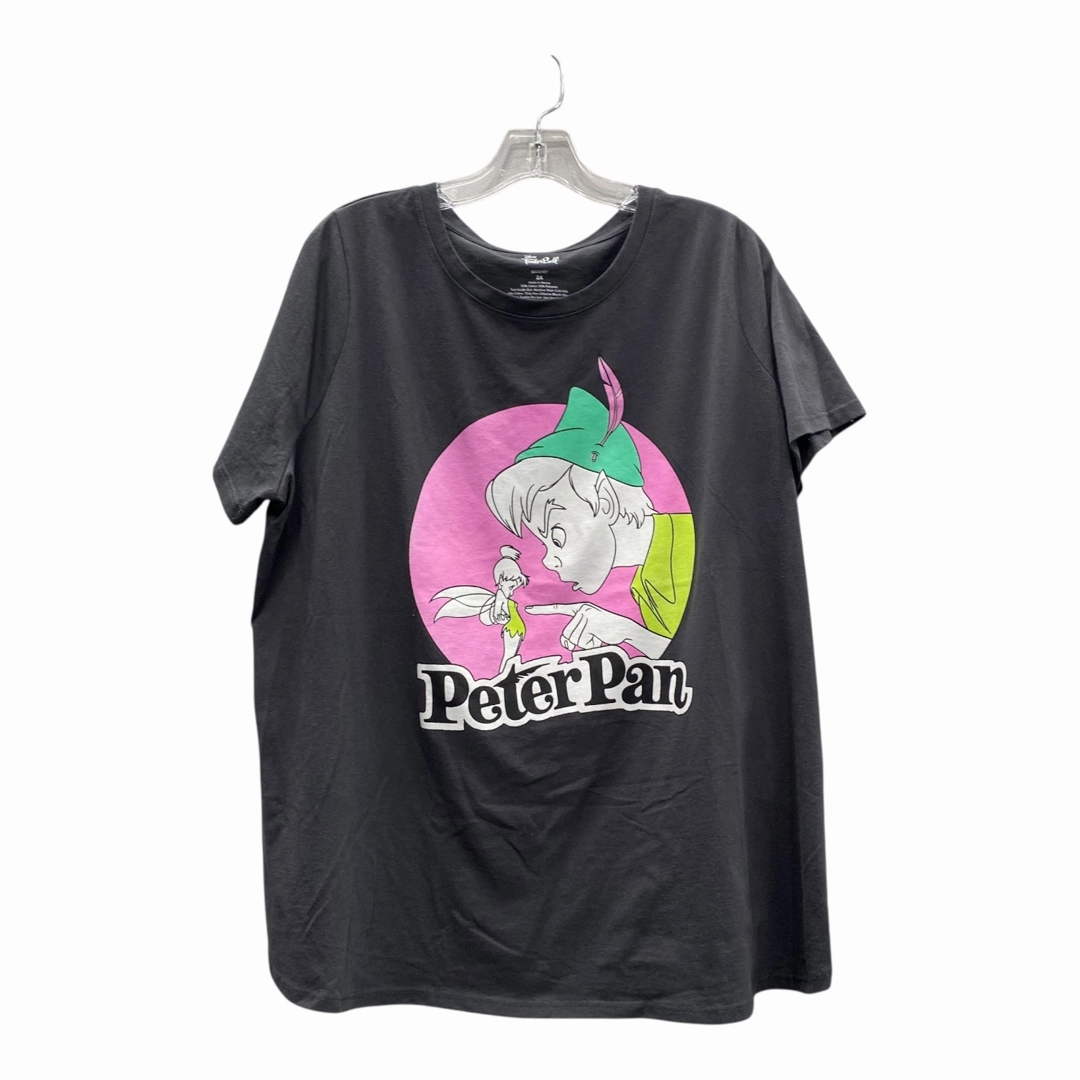 Top Ss By Disney In Grey, Size:2X Chilly Day Comfort Comfort and Breathable