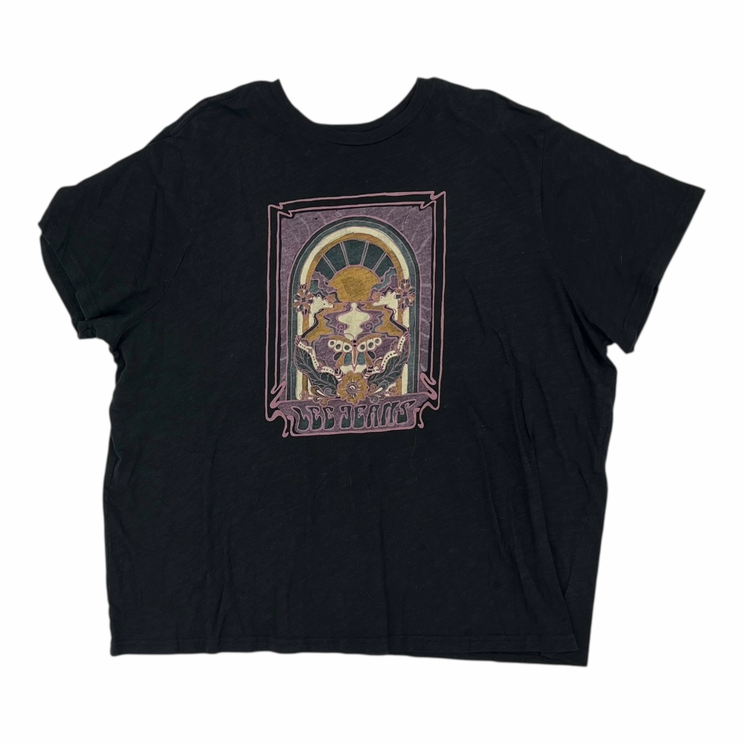 Top Ss By Lee In Black, Size:3X Soft and Relaxed