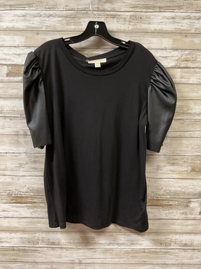 Cozy Touch thermal Top Ss By Michael By Michael Kors In Black, Size:Xl