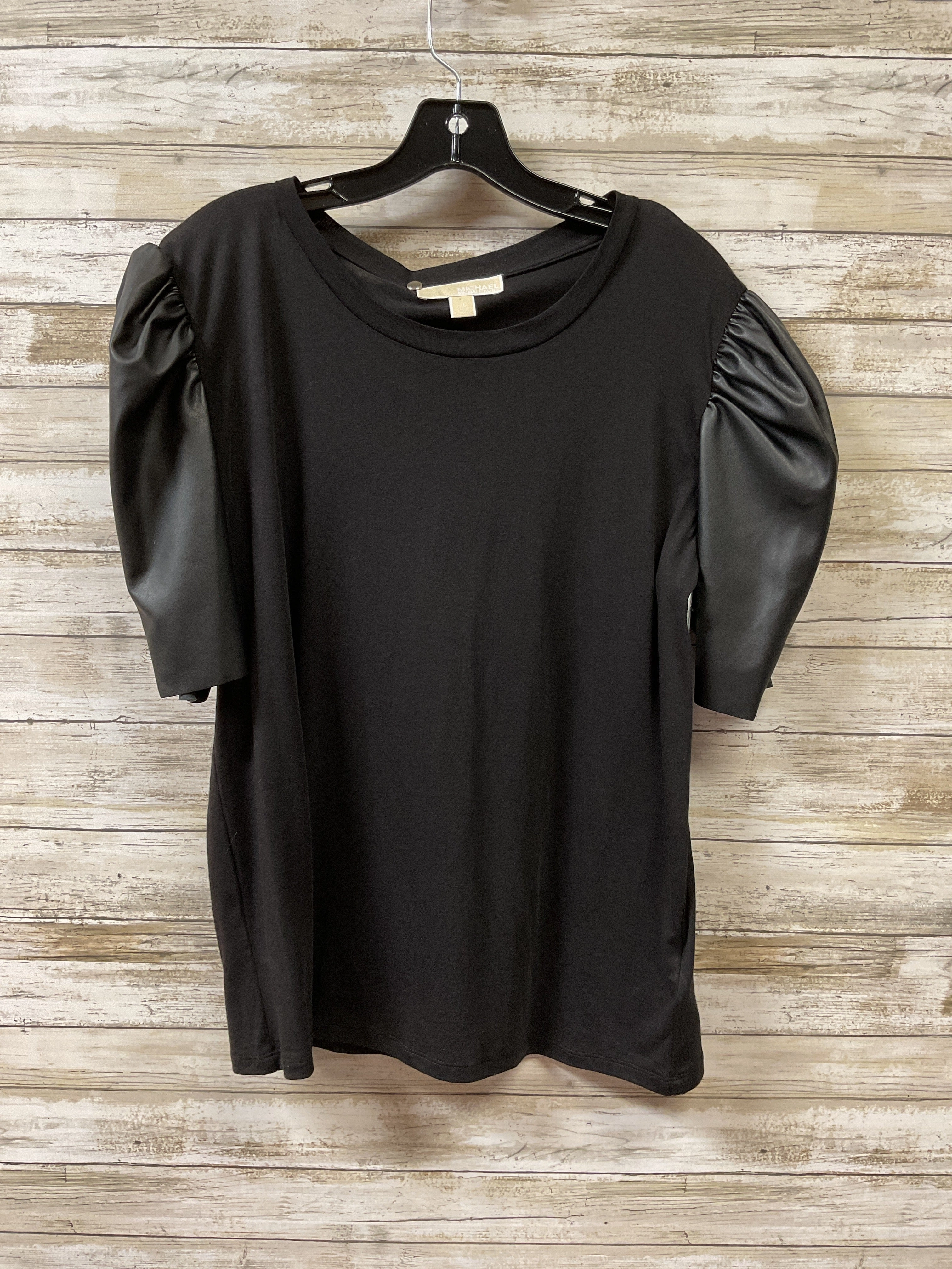 Cozy Touch thermal Top Ss By Michael By Michael Kors In Black, Size:Xl
