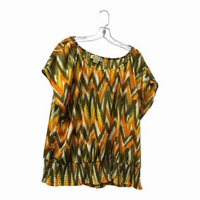 weekday wear Top Ss By Michael By Michael Kors In Orange, Size:2X