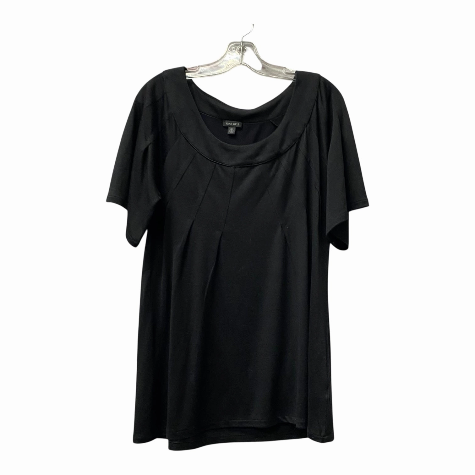 Top Ss By Nine West In Black, Size:Xl hiking clothes Light and Breezy