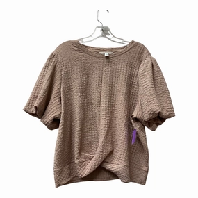Top Ss By Nine West In Mauve, Size:Xxl Moisture Wicking Technology