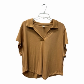 Smart Layering Breathable mesh Top Ss By Old Navy In Orange, Size:3X