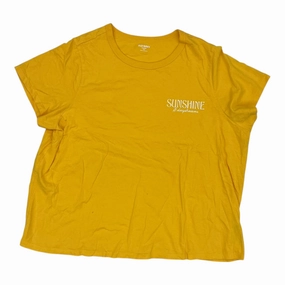 Top Ss By Old Navy In Yellow, Size:Xxl Weekend Smart Look