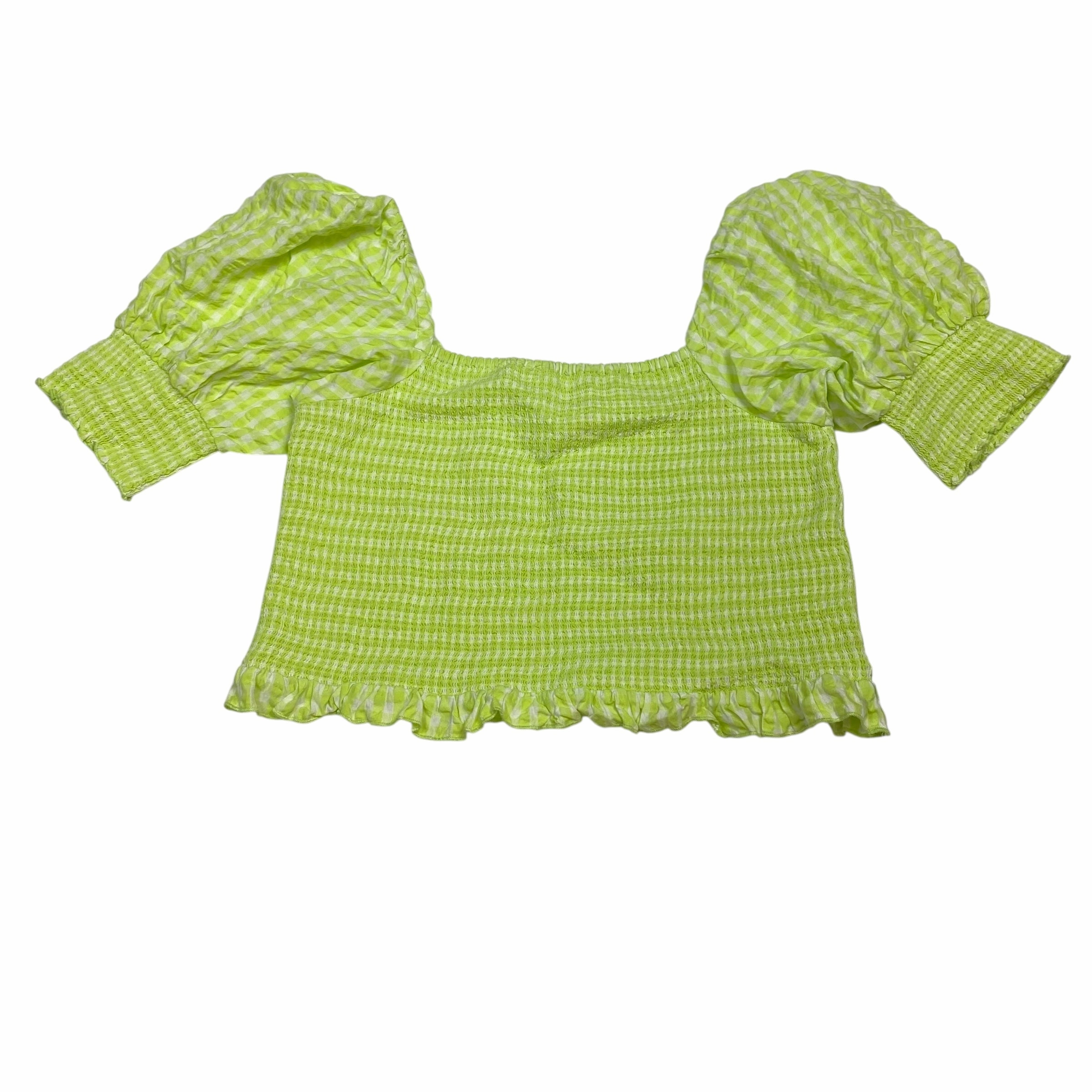 Outdoor Style Trend Top Ss By Roller Rabbit In Green & White, Size:Xl