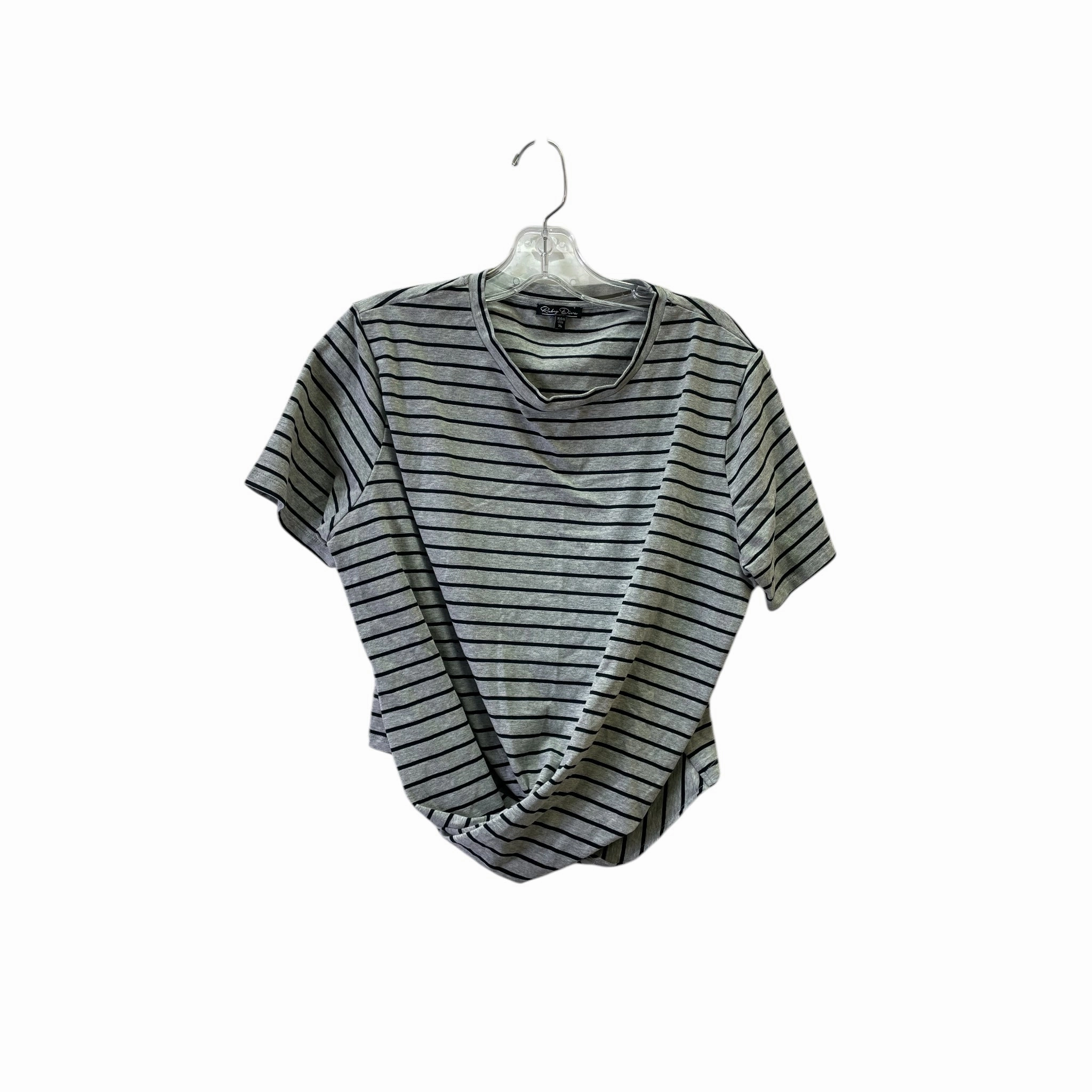 Top Ss By Ruby Diva In Grey, Size:Xl family gathering