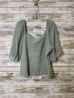 Top Ss By Siren Lily In Green, Size:3X Recommended