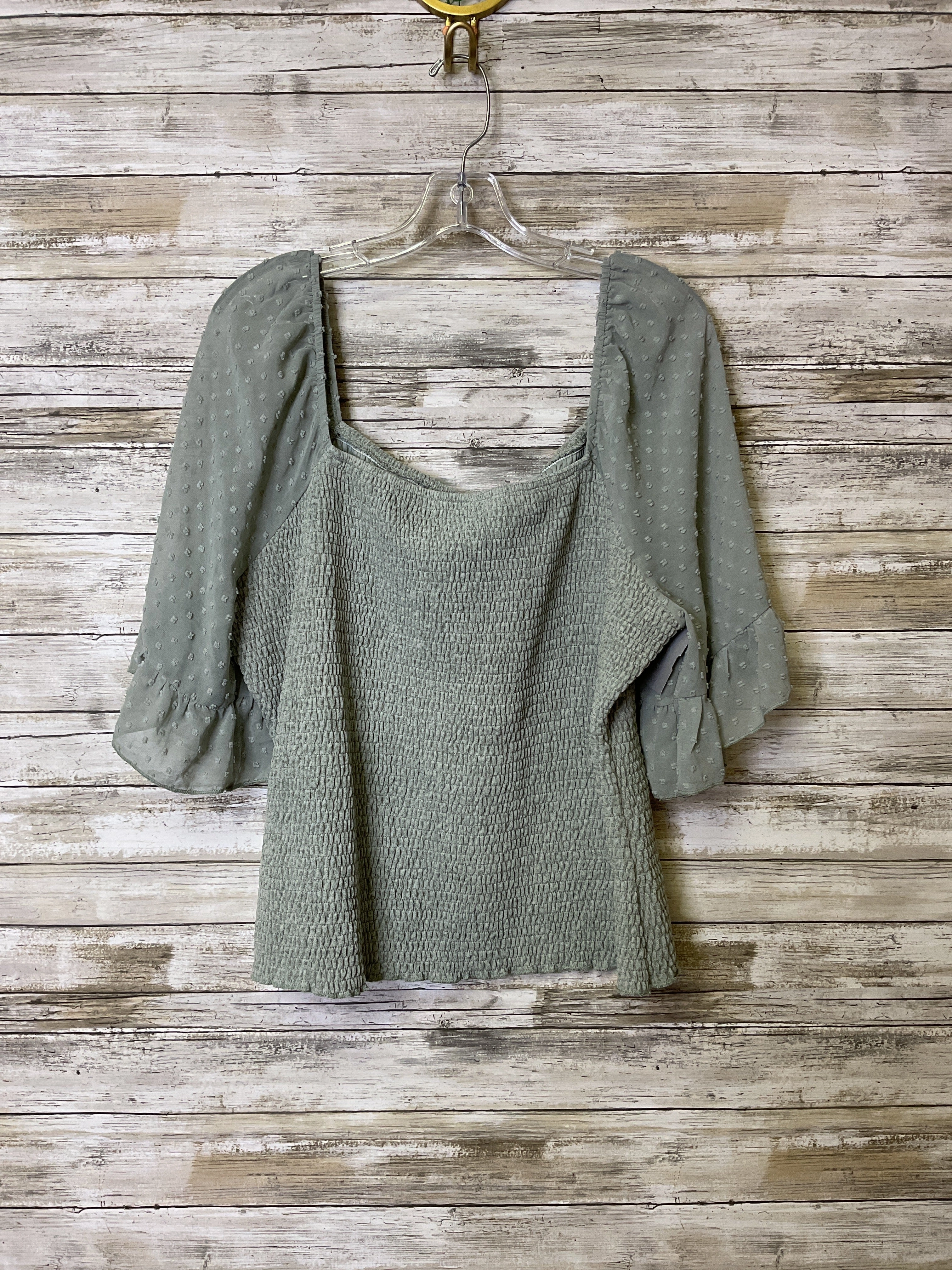 Top Ss By Siren Lily In Green, Size:3X Recommended