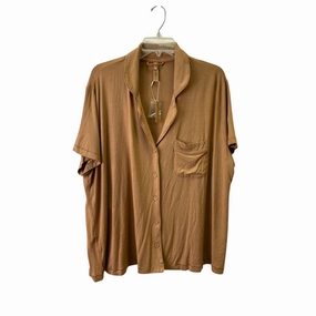 Top Ss By Skims In Brown, Size:3X Basic Top Everyday Chic