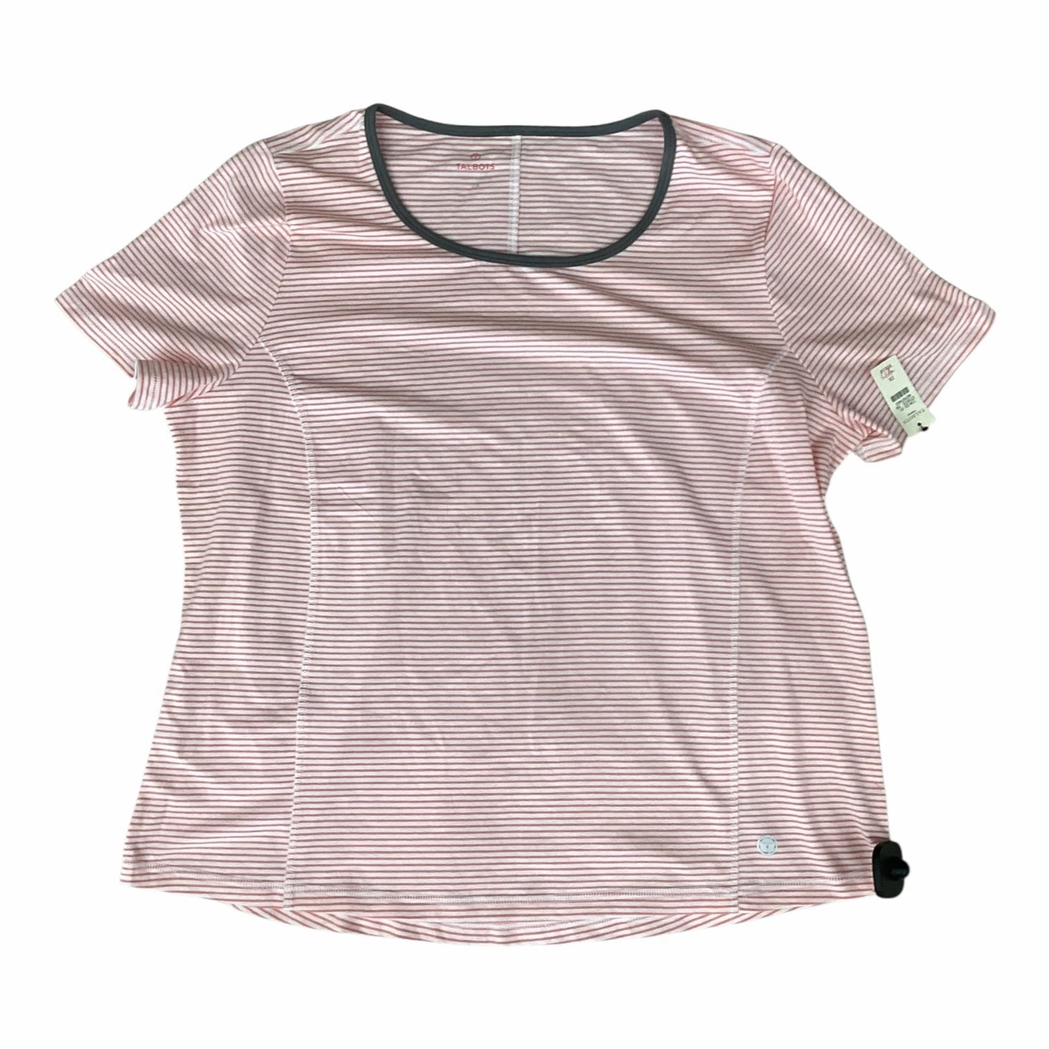 Top Ss By Talbots In Striped Pattern, Size:2X Cozy Layer Fit