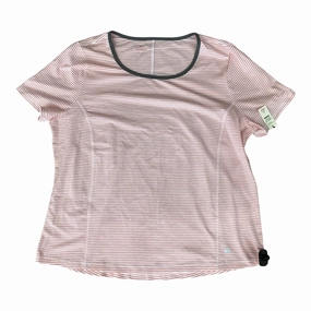 Top Ss By Talbots In Striped Pattern, Size:2X Cozy Layer Fit