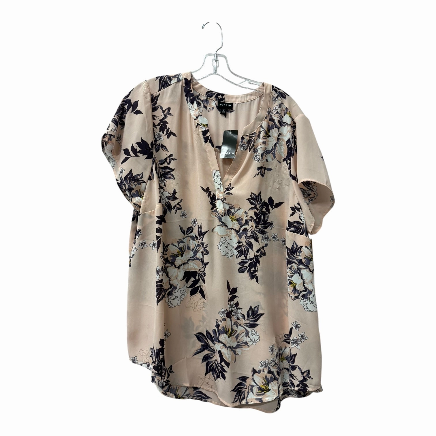 Top Ss By Torrid In Pink & Purple, Size:2X skinny but not tight Picnic