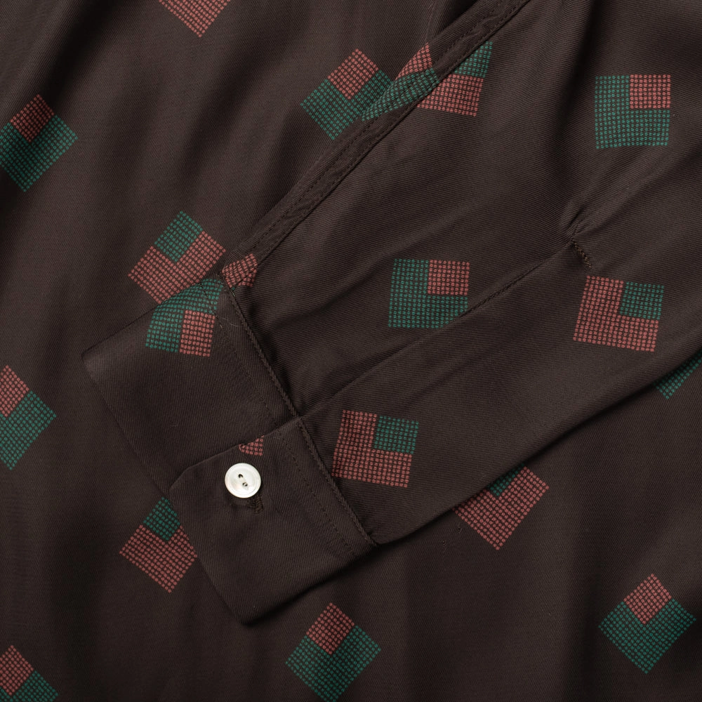Rayon Shirt Diamond Brown youth trend