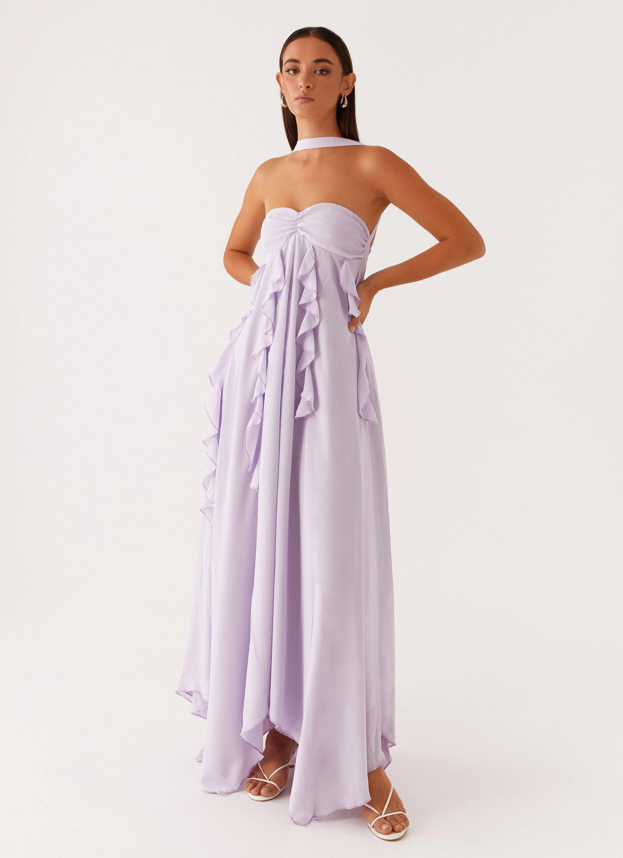 Sculpted Fit Florence Maxi Dress - Lilac