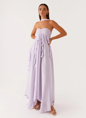 Sculpted Fit Florence Maxi Dress - Lilac