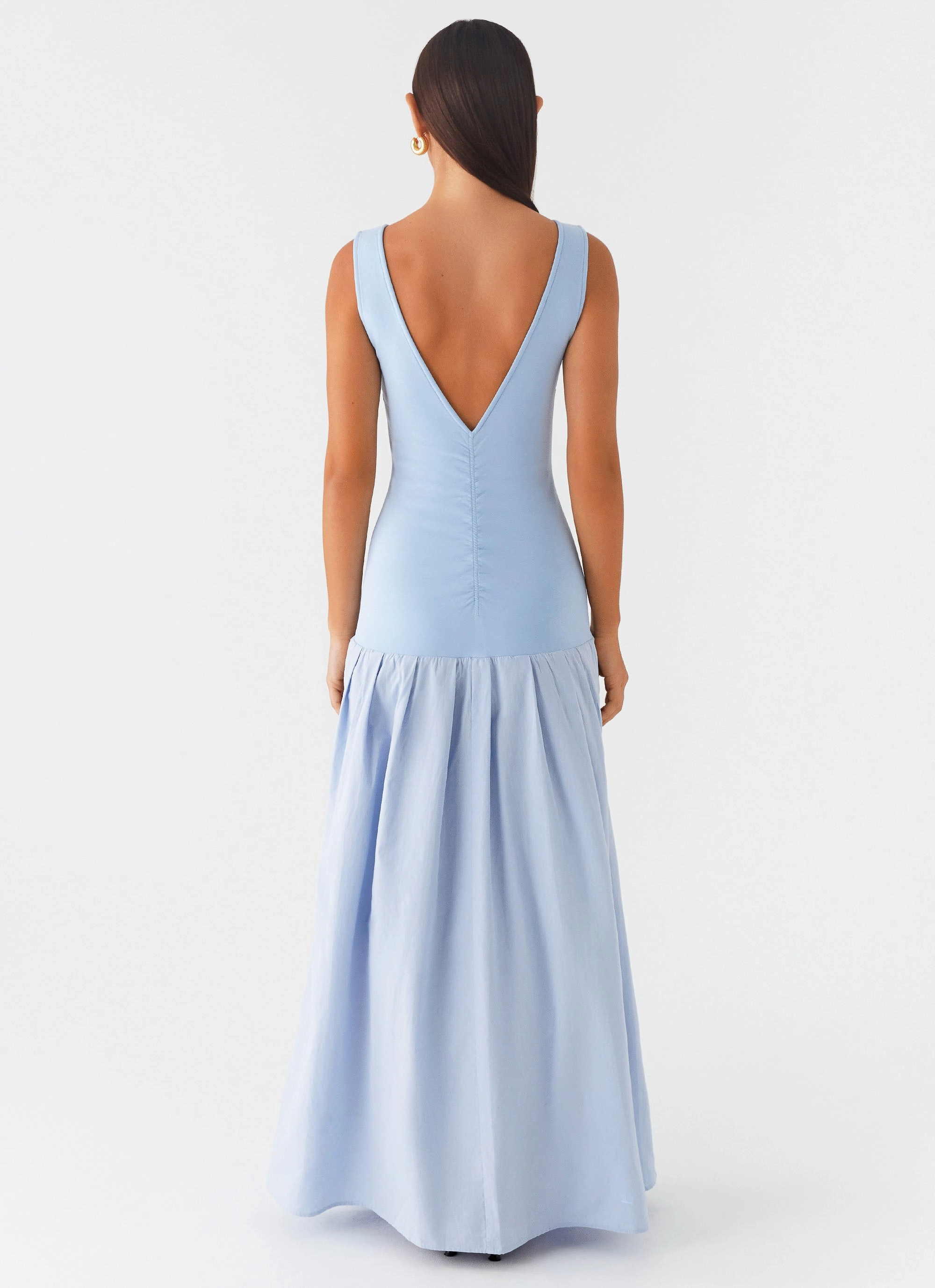 Sleek Fit Jaxon Maxi Dress - Blue