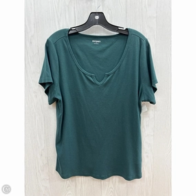 Soft and Stretchy Top Short Sleeve By Old Navy In Green, Size: 2x