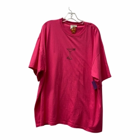 Top Ss By pirana job In Pink, Size:Xxl Eco Friendly Dye
