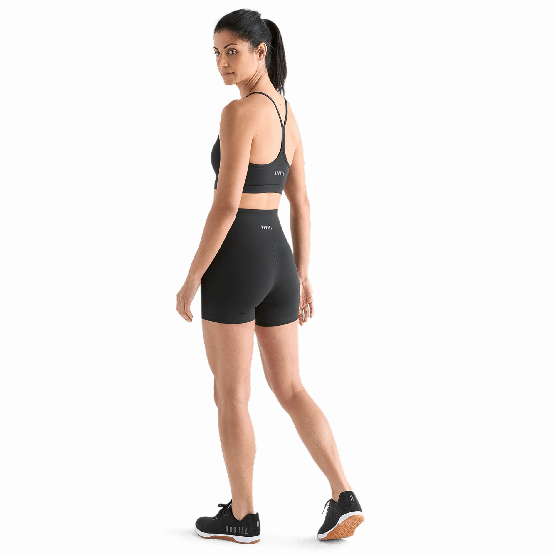 Multi Panel Cut Women's High-Rise Short 4"