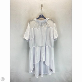 Tunic Short Sleeve By Ashley Stewart In White, Size: 1x Cozy Stretch Sleeveless freedom