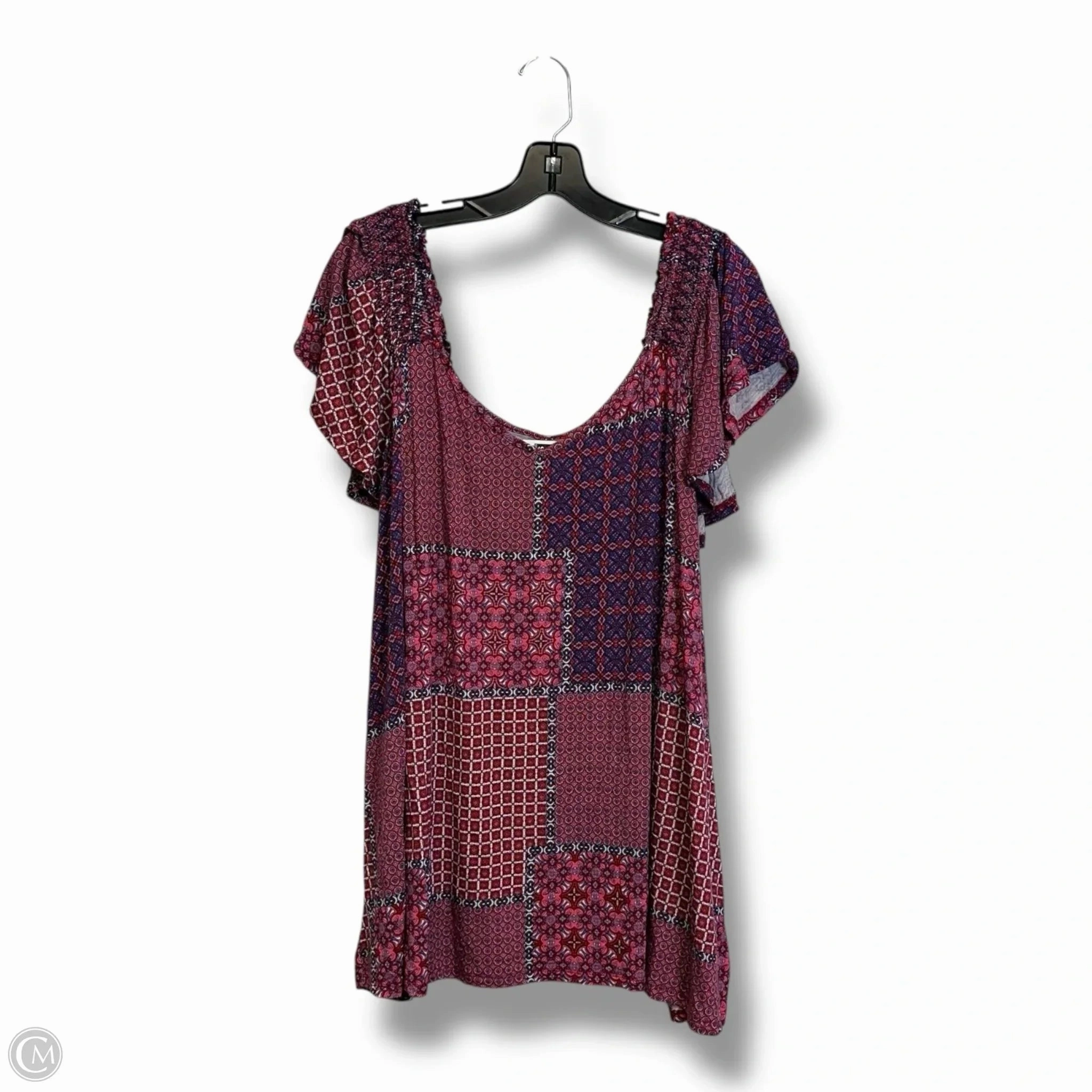 Top Short Sleeve By Torrid In Floral Print, Size: 3x sporty wear