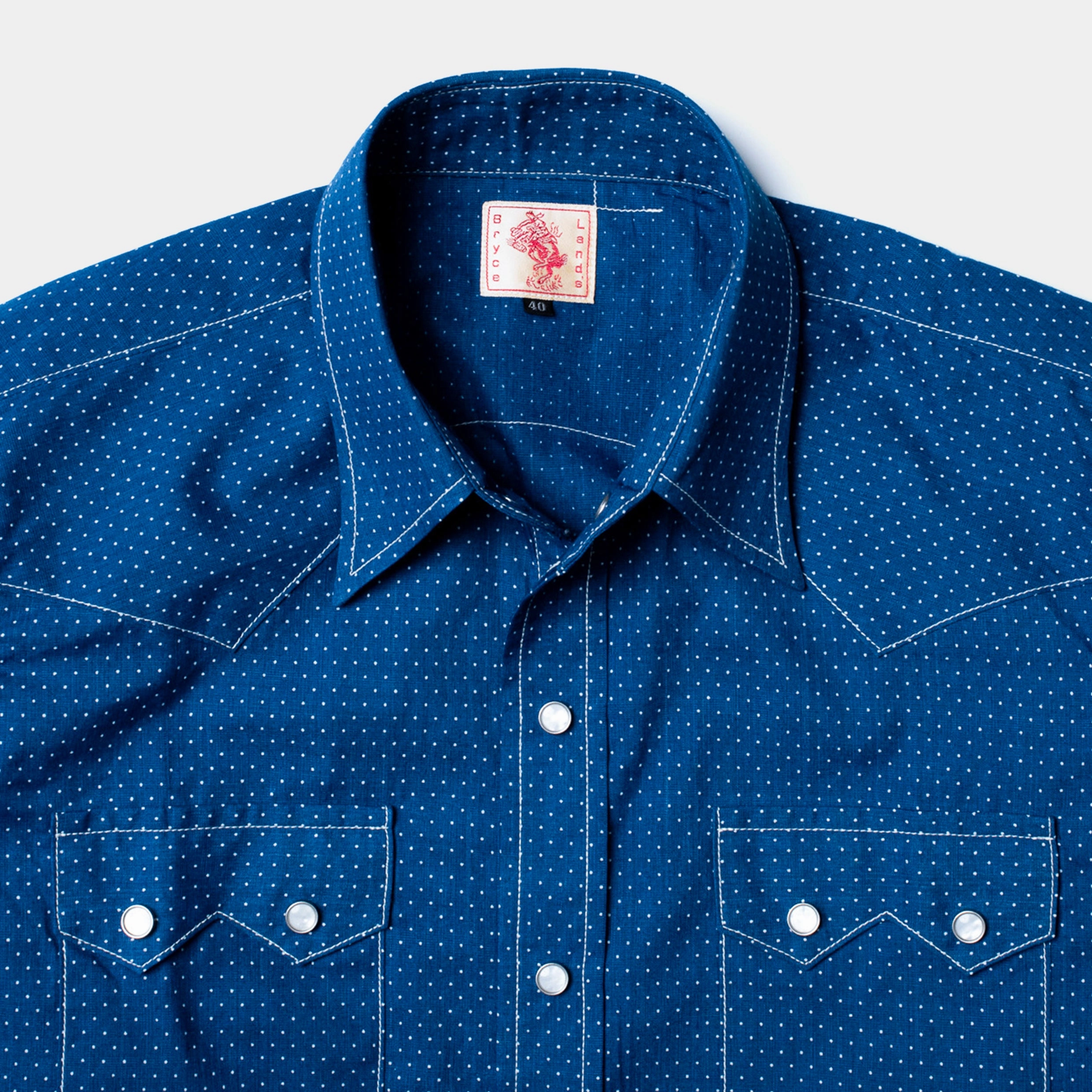 Contemporary Look Coastal Vibes Sawtooth Westerner Dot