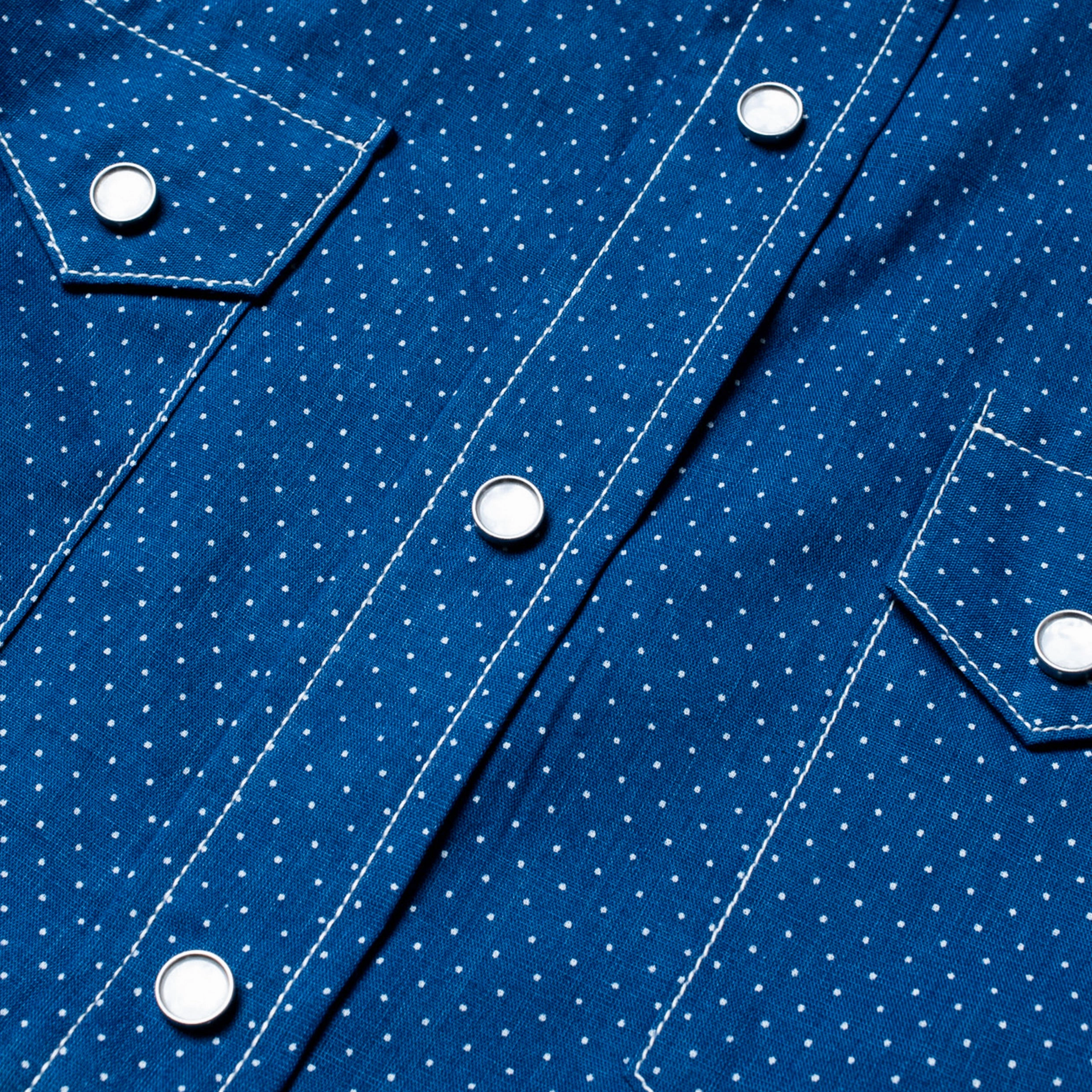 Minimalist Look Micro Perforated Texture Sawtooth Westerner Dot