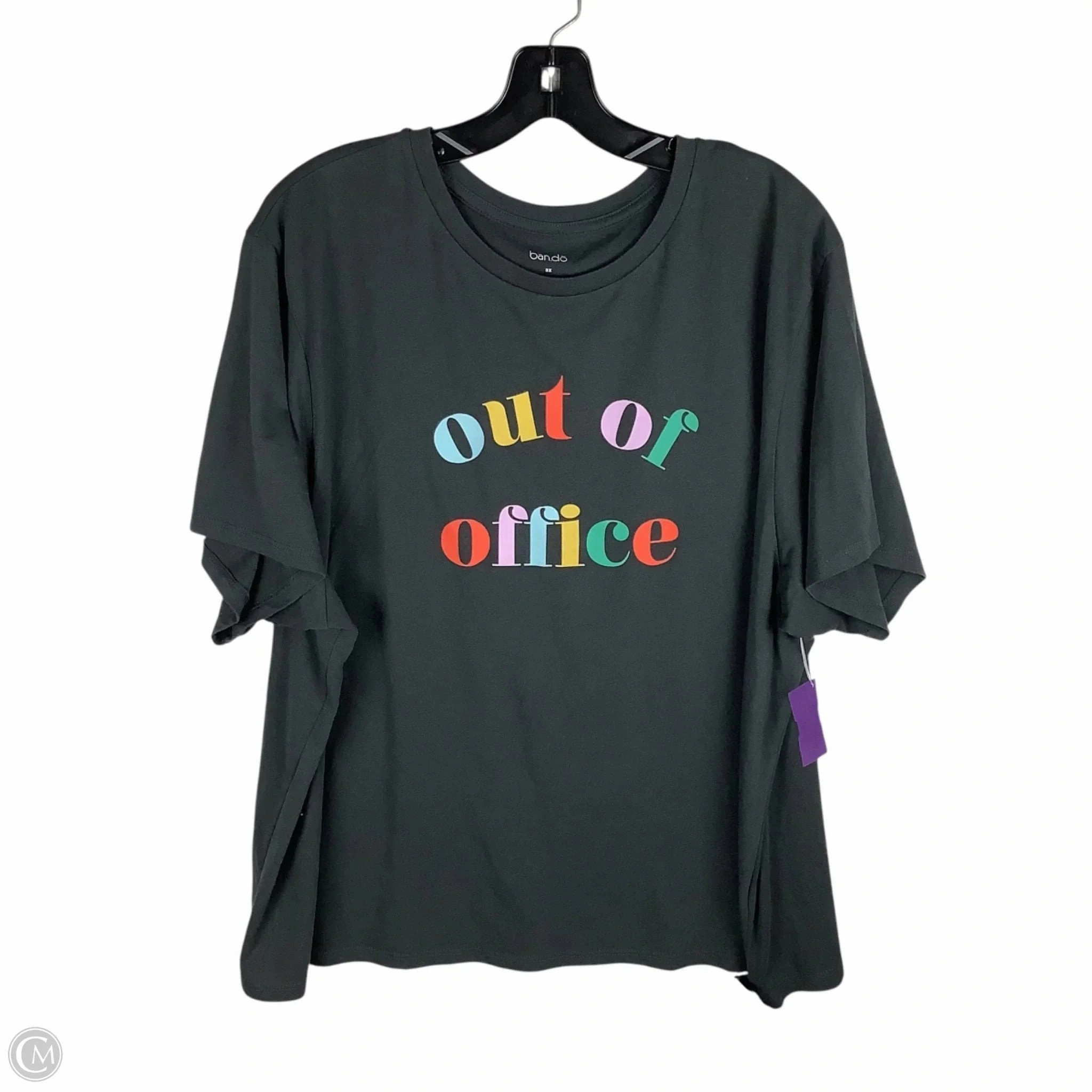 Top Short Sleeve Basic By Clothes Mentor In Grey, Size: 3x Everyday Fit Slim Fit Wear